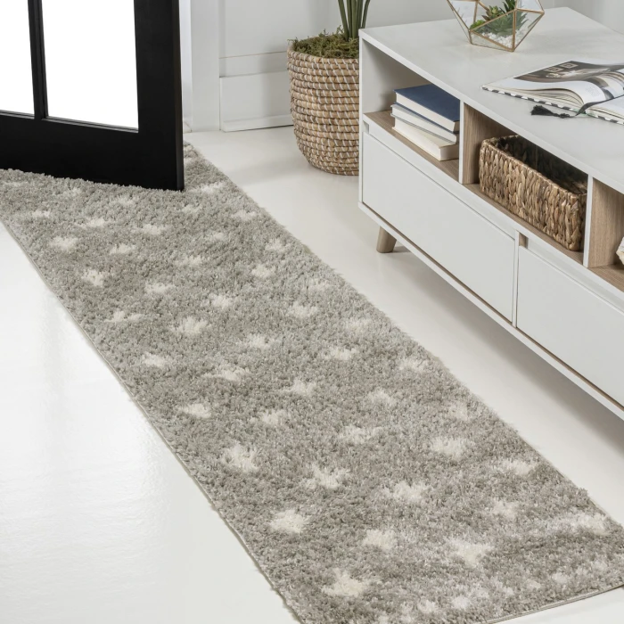 Jonathan Y MOROCCAN HYPE Gray MOH403B 2ft. X 10ft. Rect. Rug