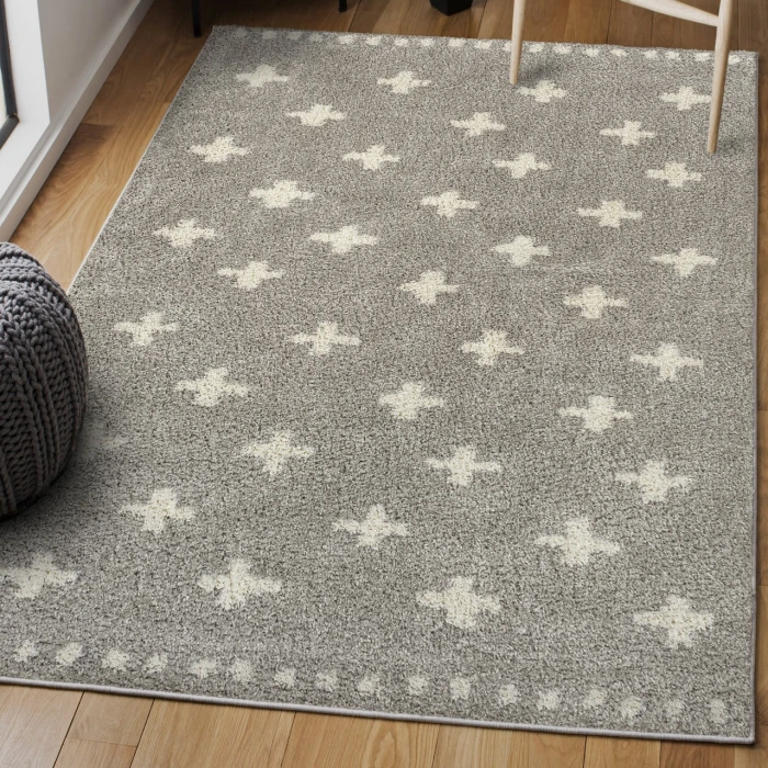 Jonathan Y MOROCCAN HYPE Gray MOH403B 3ft. X 5ft. Rect. Rug