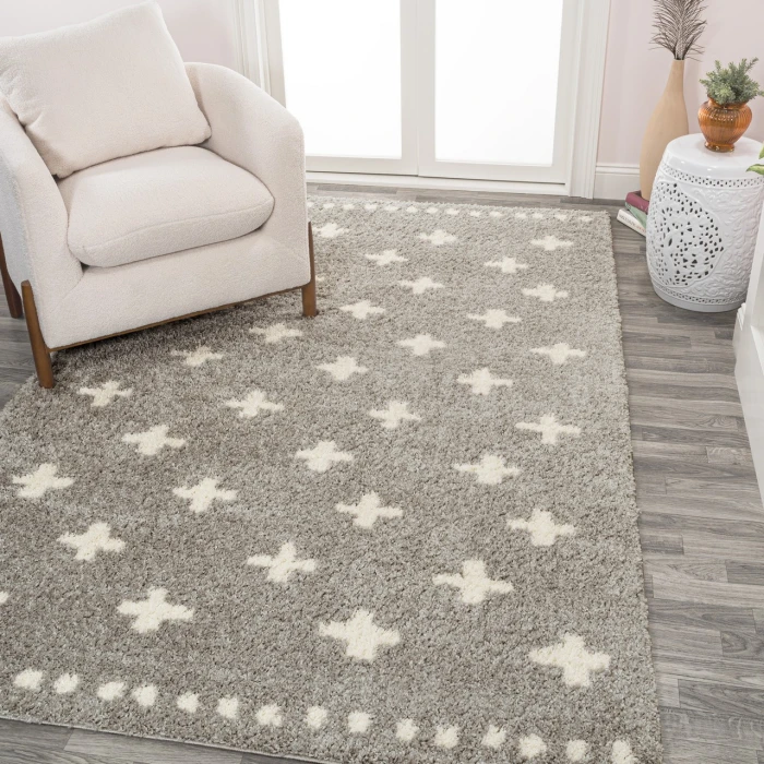Jonathan Y MOROCCAN HYPE Gray MOH403B 3ft. X 5ft. Rect. Rug
