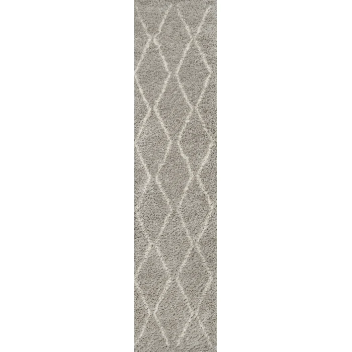 Jonathan Y MOROCCAN HYPE Gray MOH405B 2ft. X 10ft. Rect. Rug
