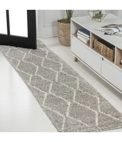 Jonathan Y MOROCCAN HYPE Gray MOH405B 2ft. X 10ft. Rect. Rug