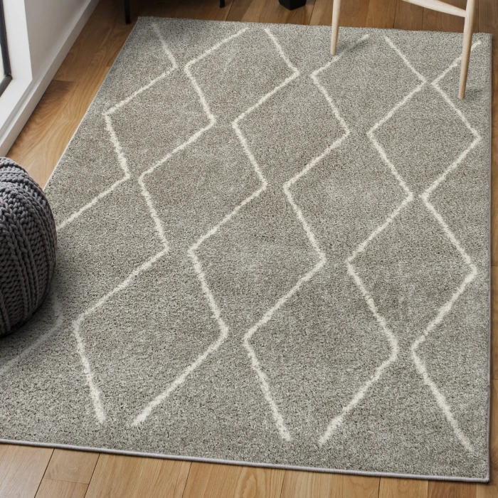 Jonathan Y MOROCCAN HYPE Gray MOH405B 5ft.-1in. X 8ft. Rect. Rug