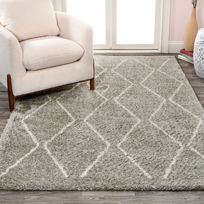 Jonathan Y MOROCCAN HYPE Gray MOH405B 5ft.-1in. X 8ft. Rect. Rug