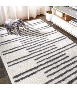 Jonathany Moroccan Hype MOH406A White/Gray Area Rug 3 ft. X 5 ft. Rectangle