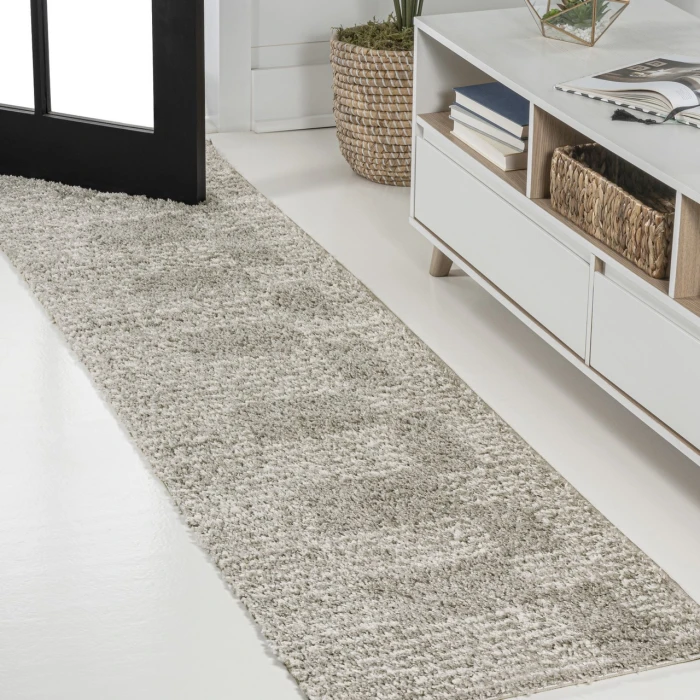 Jonathan Y MOROCCAN HYPE Gray MOH407B 2ft. X 10ft. Rect. Rug