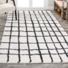Jonathany Moroccan Hype MOH409A White/Gray Area Rug 5 ft. 1 in. X 8 ft. Rectangle