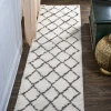 Jonathany Moroccan Hype MOH410A White/Gray Area Rug 2 ft. X 10 ft. Runner