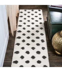 Jonathany Moroccan Hype MOH411A White/Gray Area Rug 2 ft. X 10 ft. Runner