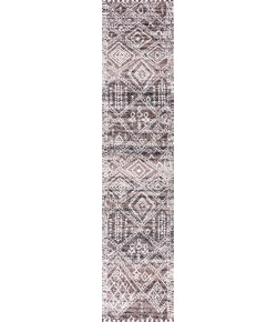Jonathany Moroccan Hype MOH501A Brown/Ivory Area Rug 2 ft. X 10 ft. Runner