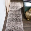 Jonathany Moroccan Hype MOH501A Brown/Ivory Area Rug 2 ft. X 10 ft. Runner