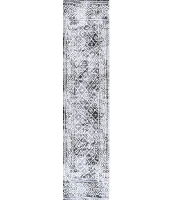 Jonathany Moroccan Hype MOH505A Ivory/Black Area Rug 2 ft. X 10 ft. Runner