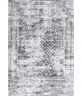 Iften Moroccan Geometric Distressed Ivory/Black 8 ft. x 10 ft. Area Rug