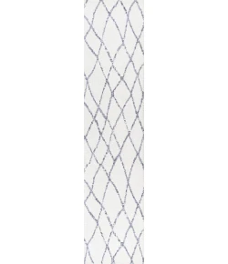 Jonathany Moroccan Hype MOH506A Ivory/Gray Area Rug 2 ft. X 10 ft. Runner