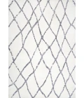 Illi Moroccan Diamond Trellis Ivory/Gray 5 ft. x 8 ft. Area Rug