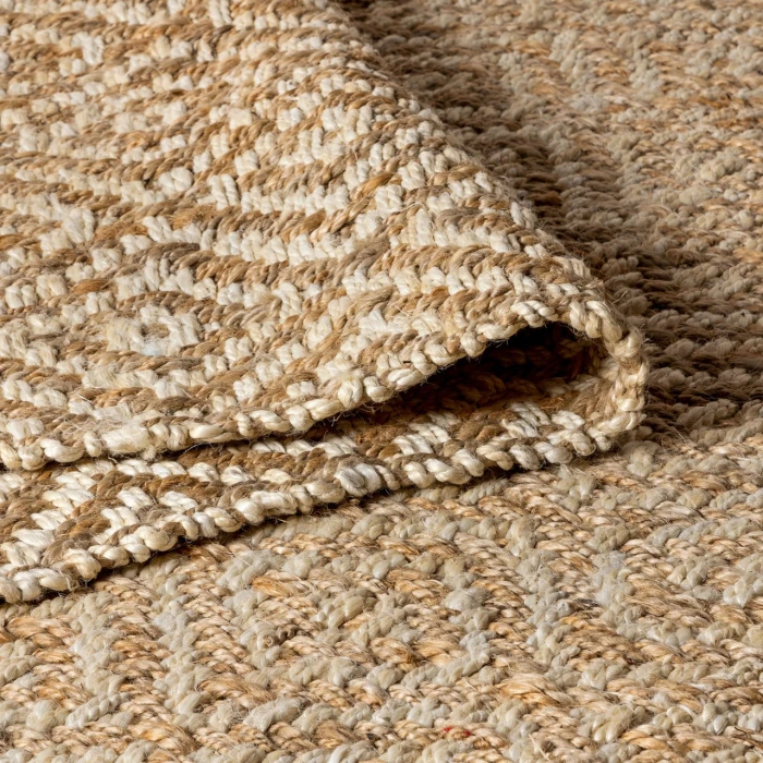 Jonathan Y NATURAL FIBER Brown NFR100A 2ft.-2in. X 10ft. Rect. Rug