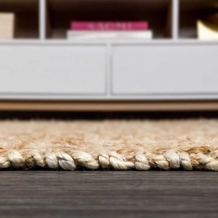 Jonathan Y NATURAL FIBER Brown NFR100A 2ft.-2in. X 10ft. Rect. Rug