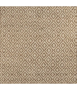 Jonathan Y NATURAL FIBER Brown NFR101A 6ft. Square Rug