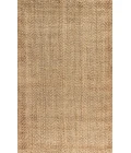 Espina Hand Woven Herringbone Chunky Jute Natural 8 ft. x 10 ft. Area Rug