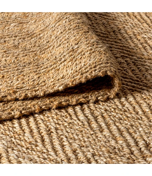 Espina Hand Woven Herringbone Chunky Jute Natural 2 ft. x 8 ft. Runner Rug