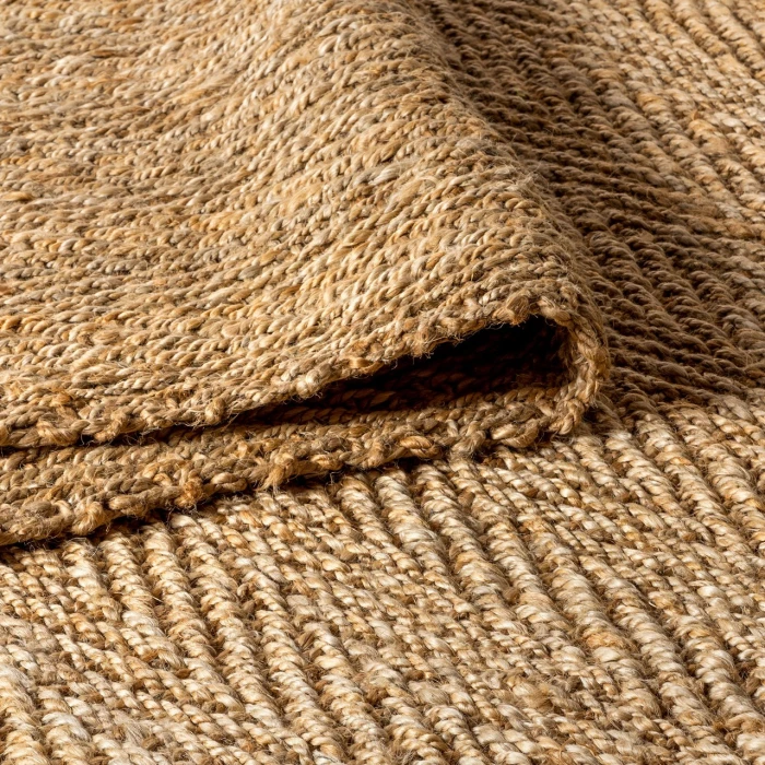 Jonathan Y NATURAL FIBER Brown NFR102A 6ft. Square Rug