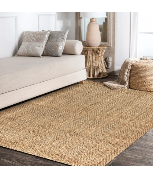 Jonathan Y NATURAL FIBER Brown NFR102A 9ft. x 12ft. Rect. Rug