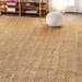 Jonathany Natural Fiber NFR101A Natural Area Rug 4 ft. X 6 ft. Rectangle