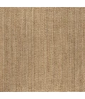Jonathan Y NATURAL FIBER Brown NFR101A 5ft. Square Rug