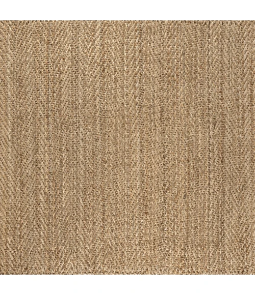 Jonathan Y NATURAL FIBER Brown NFR101A 5ft. Square Rug
