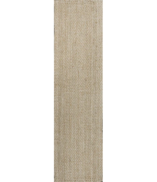 Jonathan Y NATURAL FIBER Ivory NFR102B 2ft.-2in. X 8ft. Rect. Rug