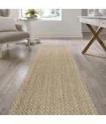 Jonathan Y NATURAL FIBER Ivory NFR102B 2ft.-2in. X 8ft. Rect. Rug