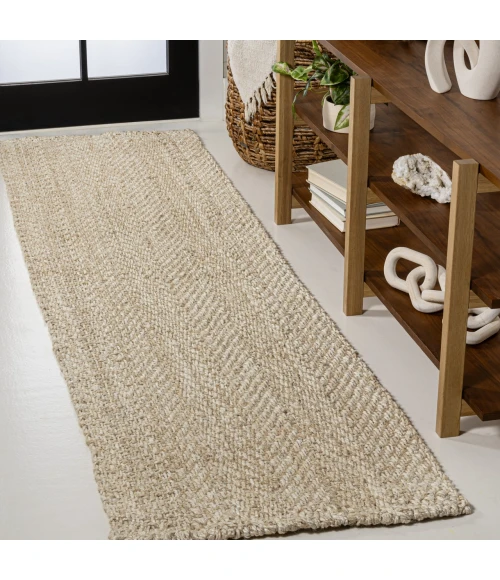 Jonathan Y NATURAL FIBER Ivory NFR102B 2ft.-2in. X 8ft. Rect. Rug