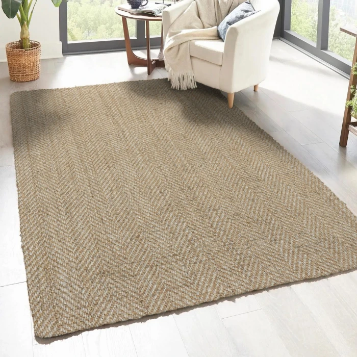 Jonathan Y NATURAL FIBER Ivory NFR101B 3ft. X 5ft. Rect. Rug