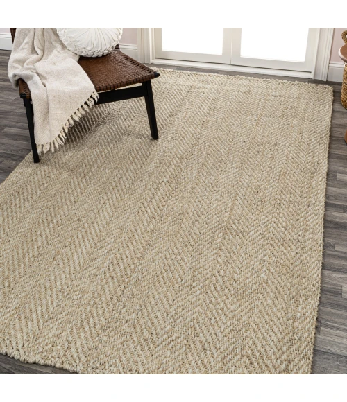 Jonathan Y NATURAL FIBER Ivory NFR101B 4ft. X 6ft. Rect. Rug