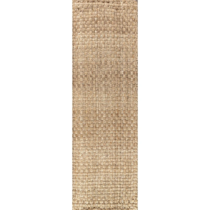Jonathan Y NATURAL FIBER Brown NFR102A 2ft.-2in. X 12ft. Rect. Rug