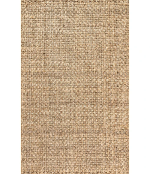 Estera Hand Woven Boucle Chunky Jute Natural 4 ft. x 6 ft. Area Rug