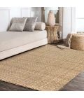 Jonathan Y NATURAL FIBER Ivory NFR103A 9ft. x 12ft. Rect. Rug