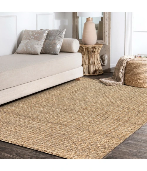 Jonathan Y NATURAL FIBER Ivory NFR103A 9ft. x 12ft. Rect. Rug