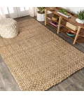 Estera Hand Woven Boucle Chunky Jute Natural 4 ft. x 6 ft. Area Rug