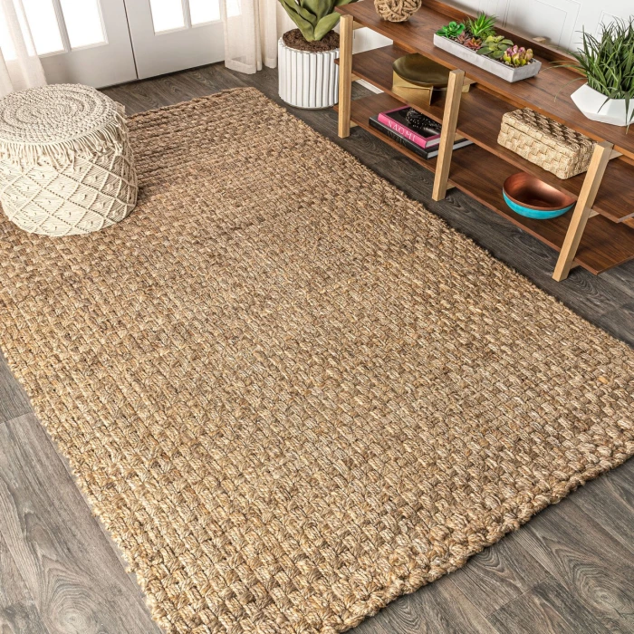 Jonathan Y NATURAL FIBER Ivory NFR103A 9ft. x 12ft. Rect. Rug