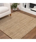 Jonathan Y NATURAL FIBER Ivory NFR103A 6ft. Square Rug