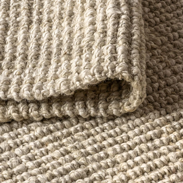 Jonathan Y NATURAL FIBER Ivory NFR103A 5ft. Square Rug