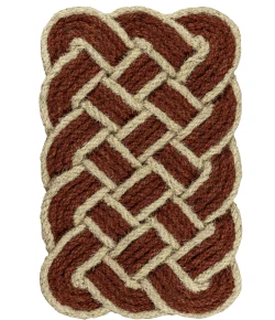 Jonathan Y NATURAL FIBER Black SHP100A 18in. X 30in. Rect. Rug