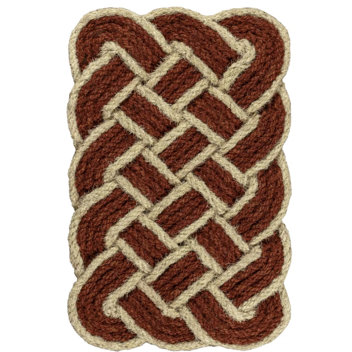 Jonathan Y NATURAL FIBER Black SHP100A 18in. X 30in. Rect. Rug