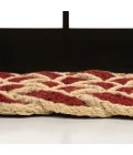 Jonathan Y NATURAL FIBER Black SHP100A 18in. X 30in. Rect. Rug