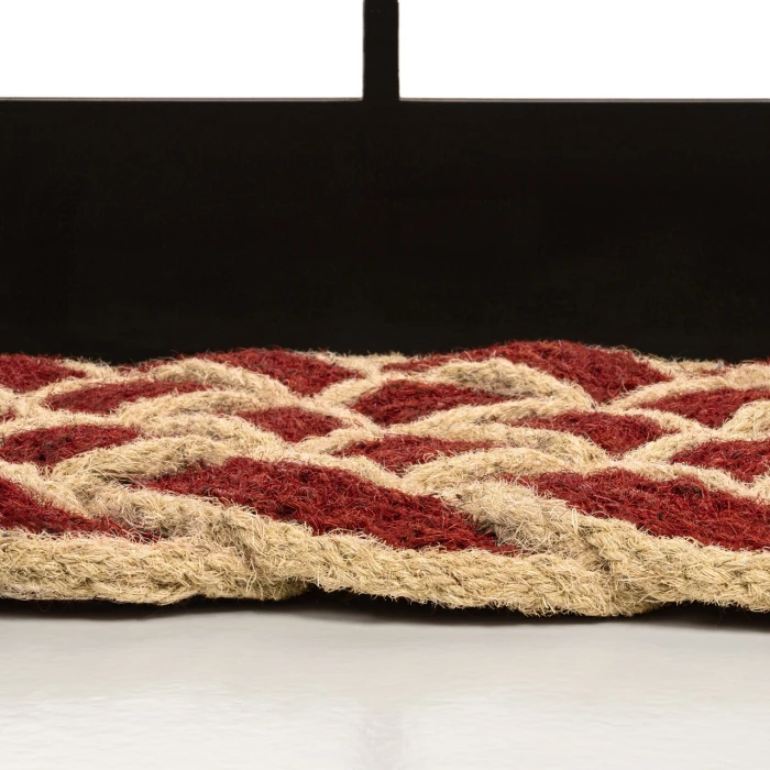 Jonathan Y NATURAL FIBER Black SHP100A 18in. X 30in. Rect. Rug