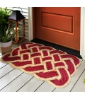 Jonathan Y NATURAL FIBER Black SHP100A 18in. X 30in. Rect. Rug