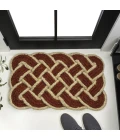 Jonathan Y NATURAL FIBER Black SHP100A 18in. X 30in. Rect. Rug