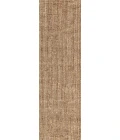 Jonathan Y NATURAL FIBER Brown NRF102A 2ft. X 20ft. Rect. Rug