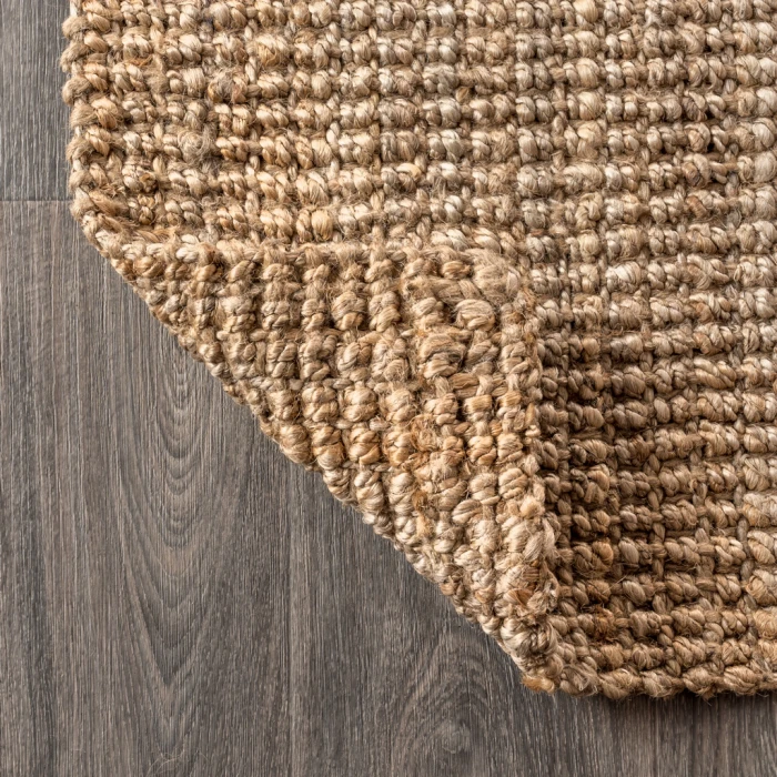 Pata Hand Woven Chunky Jute Natural 3 ft. x 5 ft. Area Rug