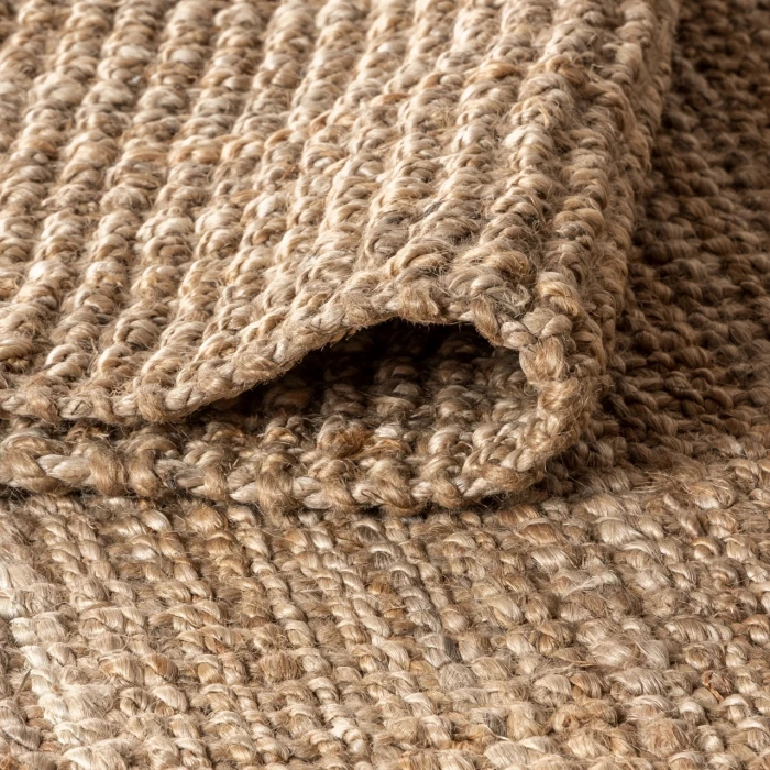 Jonathan Y NATURAL FIBER Brown NRF102A 5ft. Square Rug